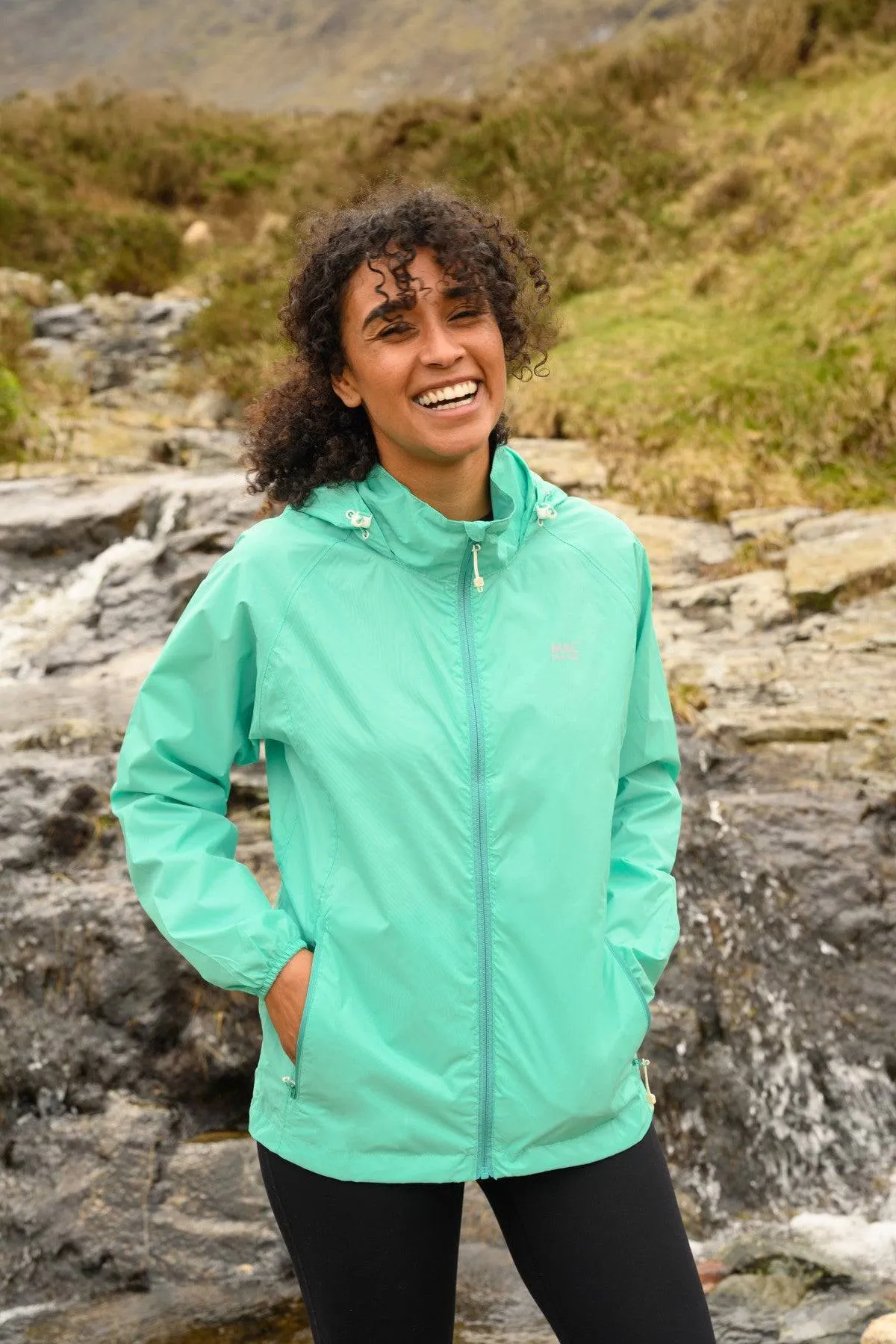 Mac in a Sac Adults Origin Waterproof Breathable Windproof Unisex Packable Jacket-GREEN