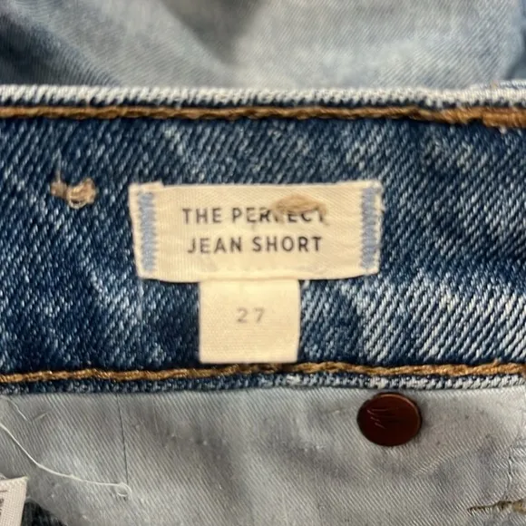 Madewell The Perfect Jean Short.  Size 27