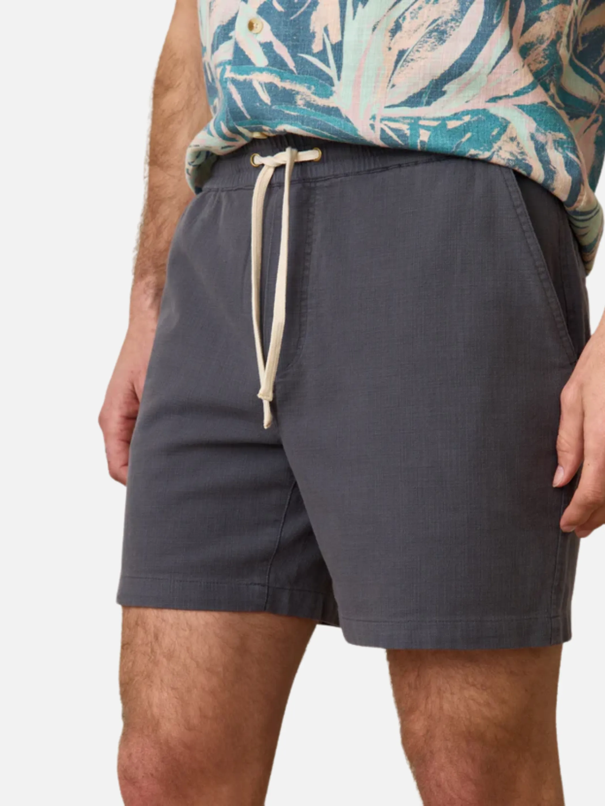 Marine Layer Saturday 6” Beach Short - Faded Black