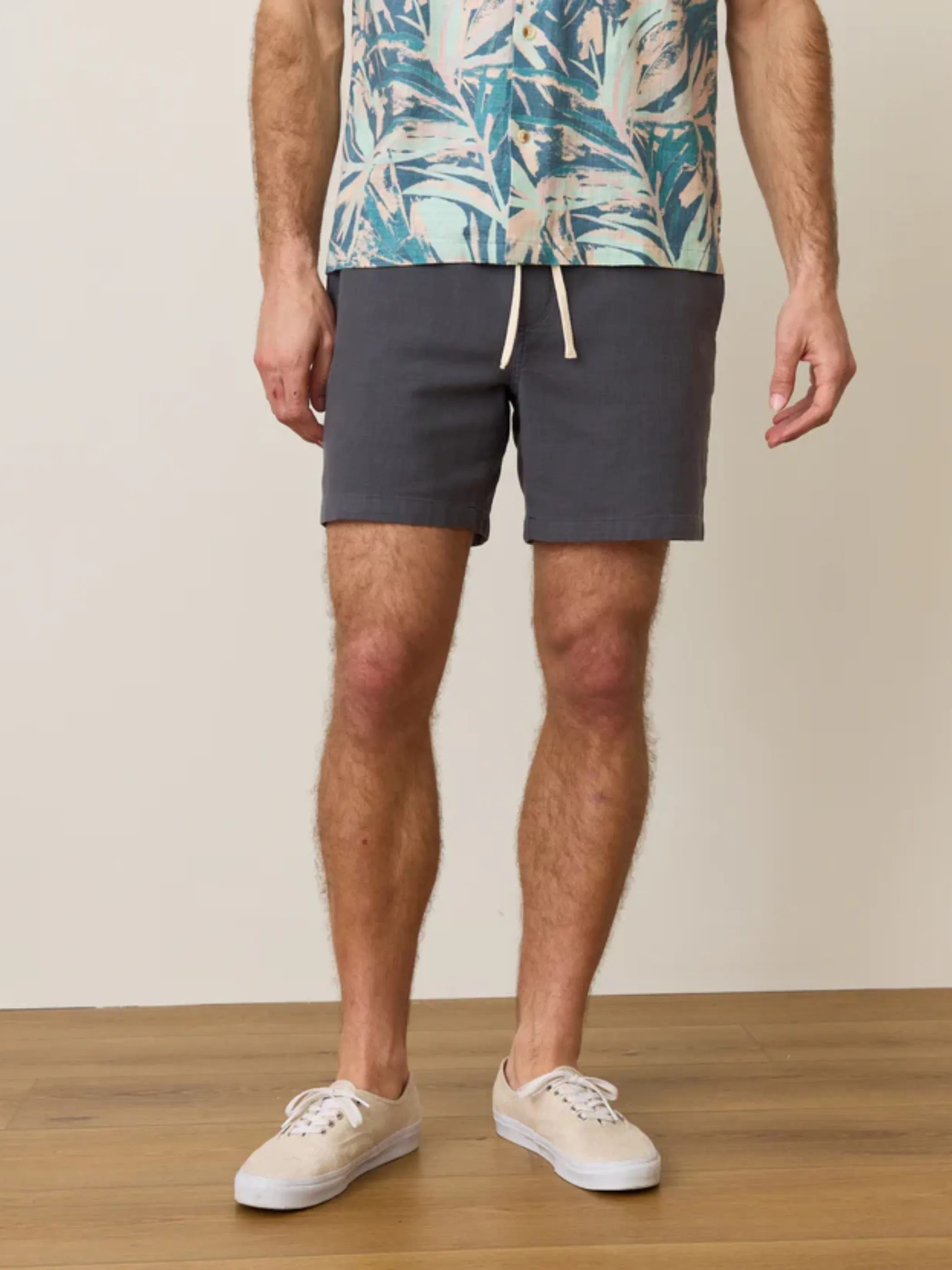 Marine Layer Saturday 6” Beach Short - Faded Black