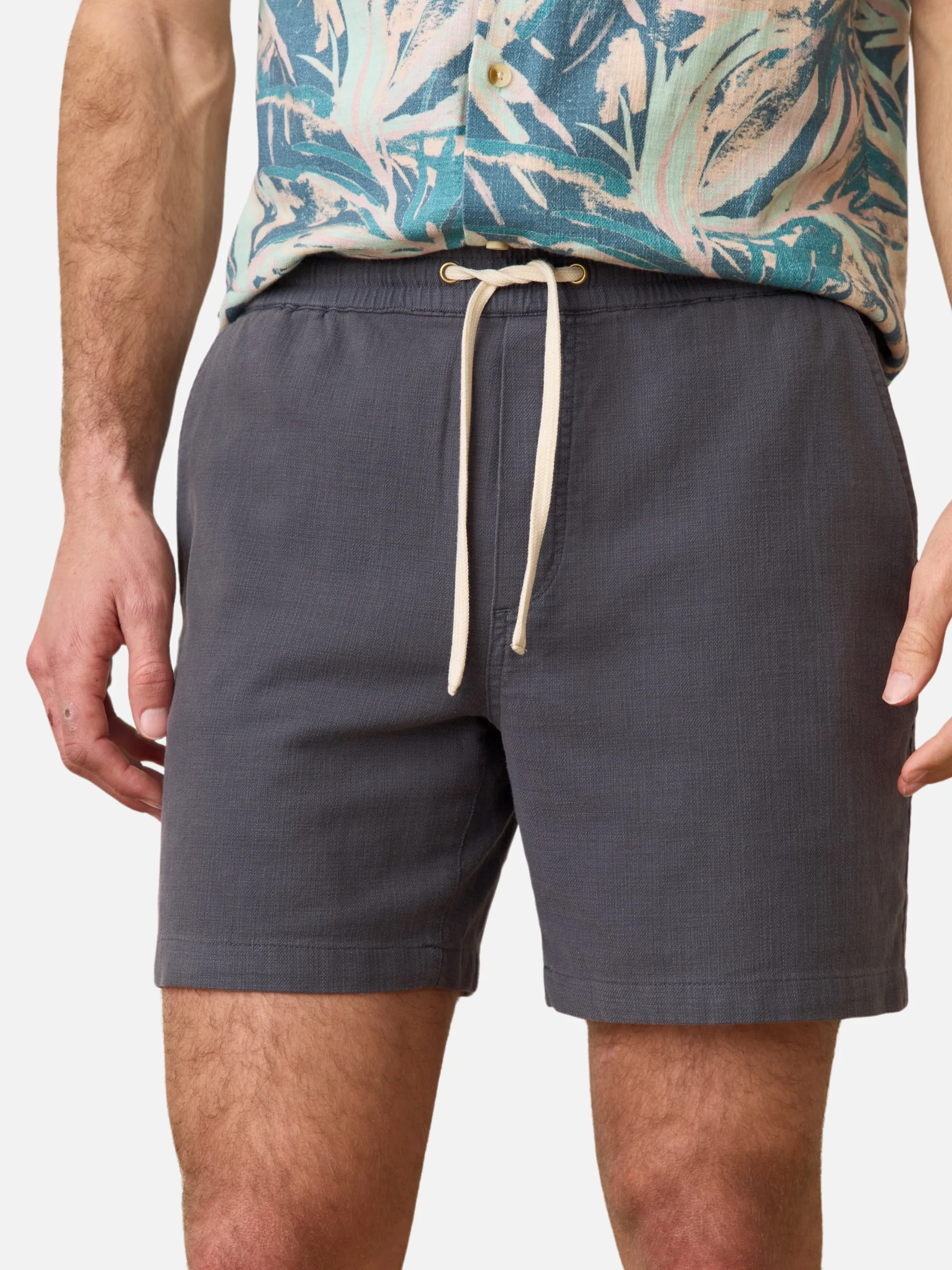 Marine Layer Saturday 6” Beach Short - Faded Black