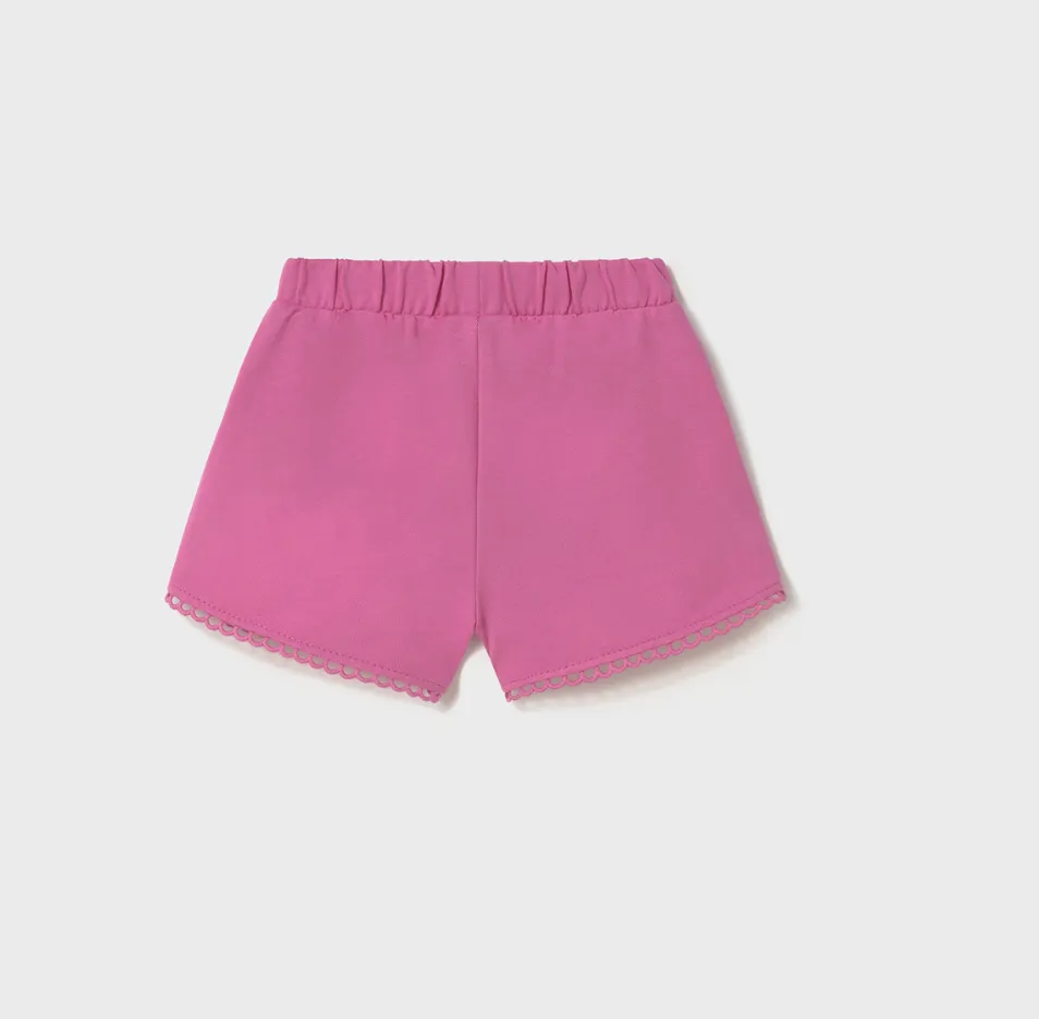 Mayoral Baby Girl Fuchsia Chenille Shorts
