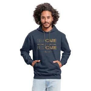 Men Self Care Contrast Hoodie