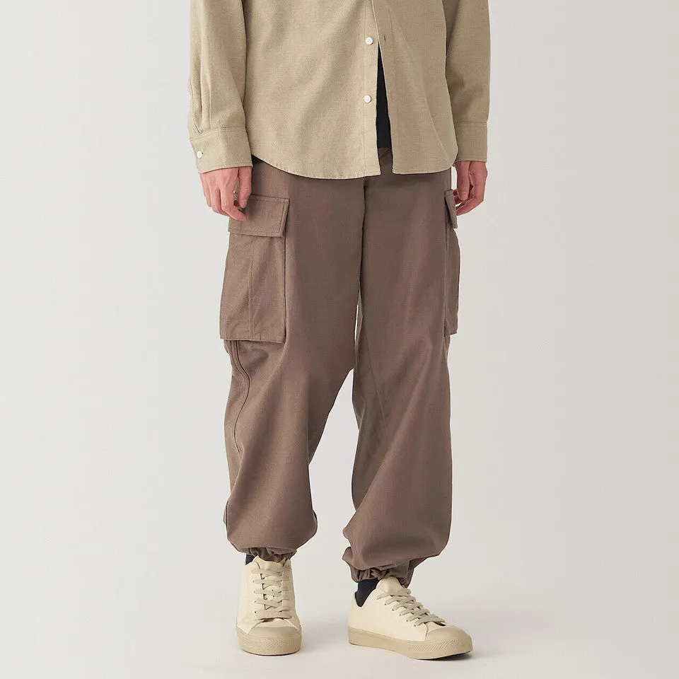 Men's Cotton Easy Fit Cargo Trousers