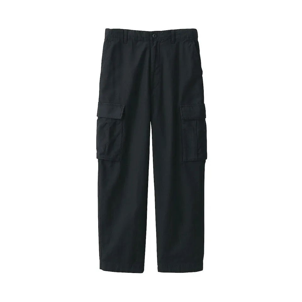 Men's Cotton Easy Fit Cargo Trousers