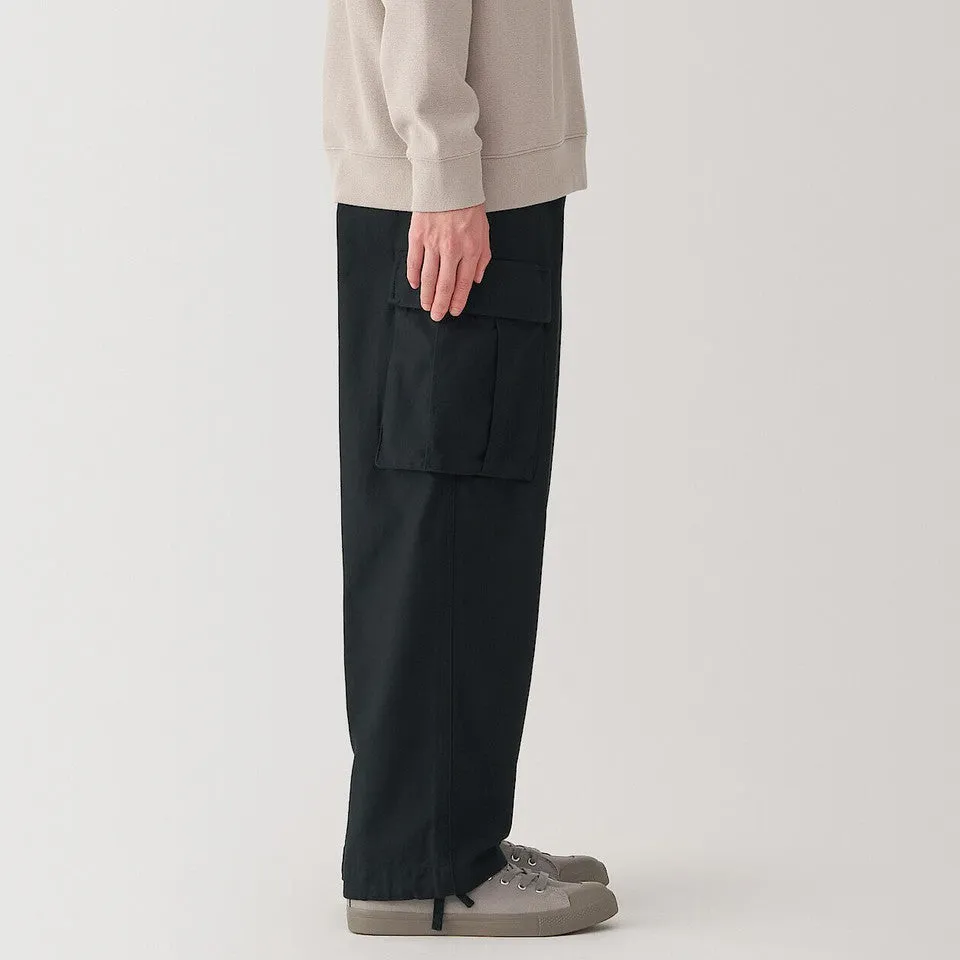 Men's Cotton Easy Fit Cargo Trousers