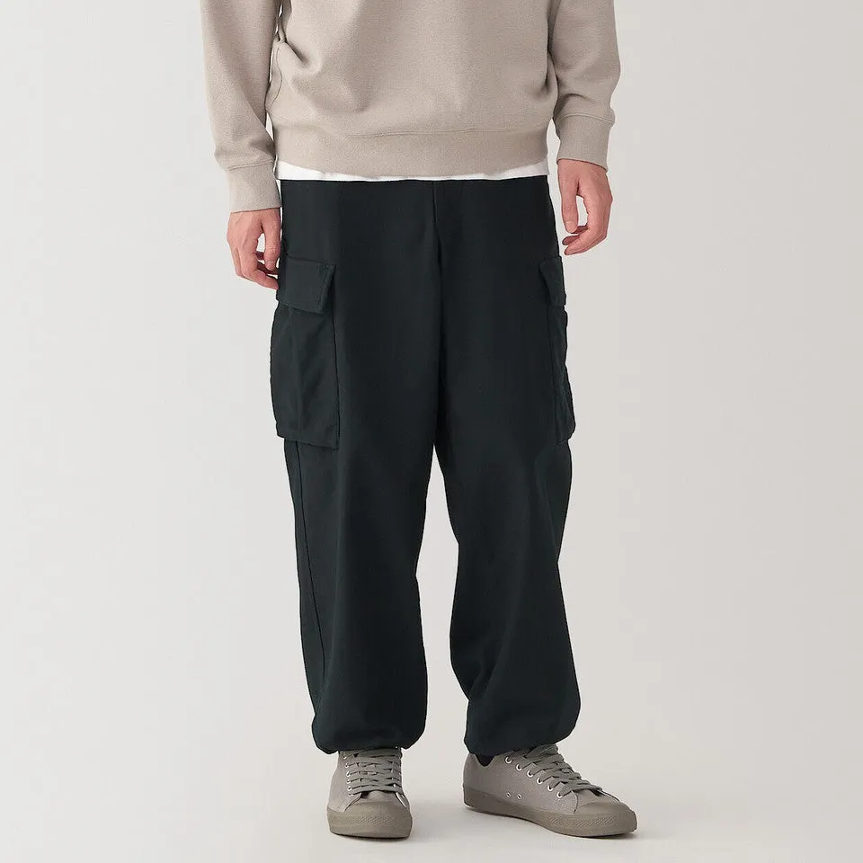 Men's Cotton Easy Fit Cargo Trousers
