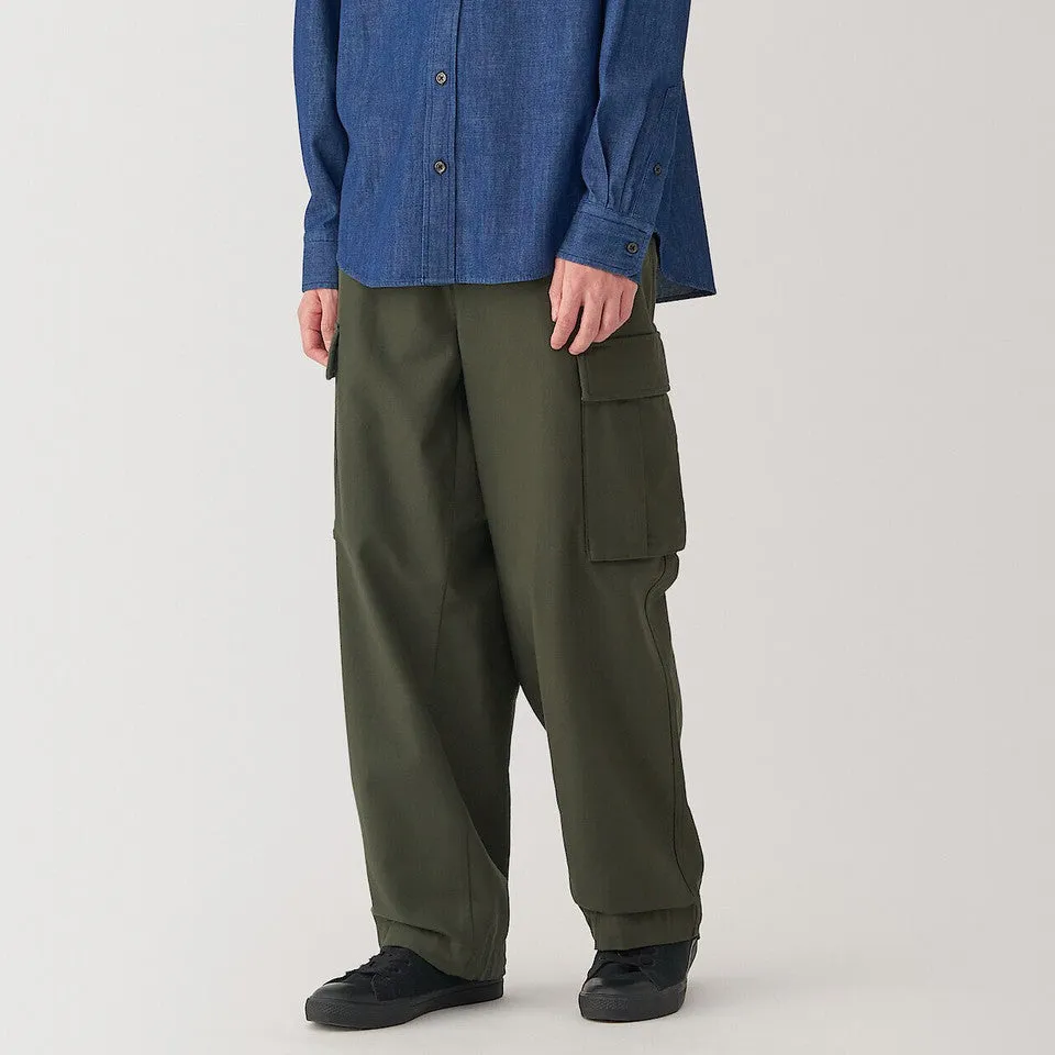 Men's Cotton Easy Fit Cargo Trousers