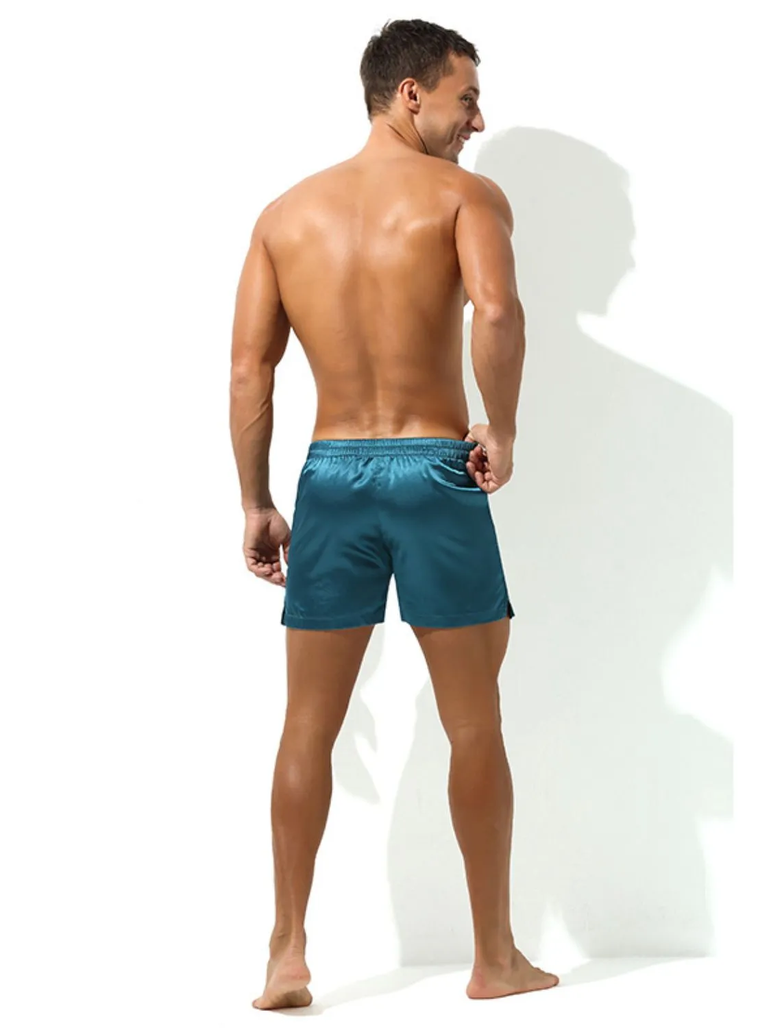 Men's Elastic Waist Shorts