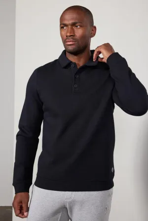 Men's Luxefleece Polo - Black