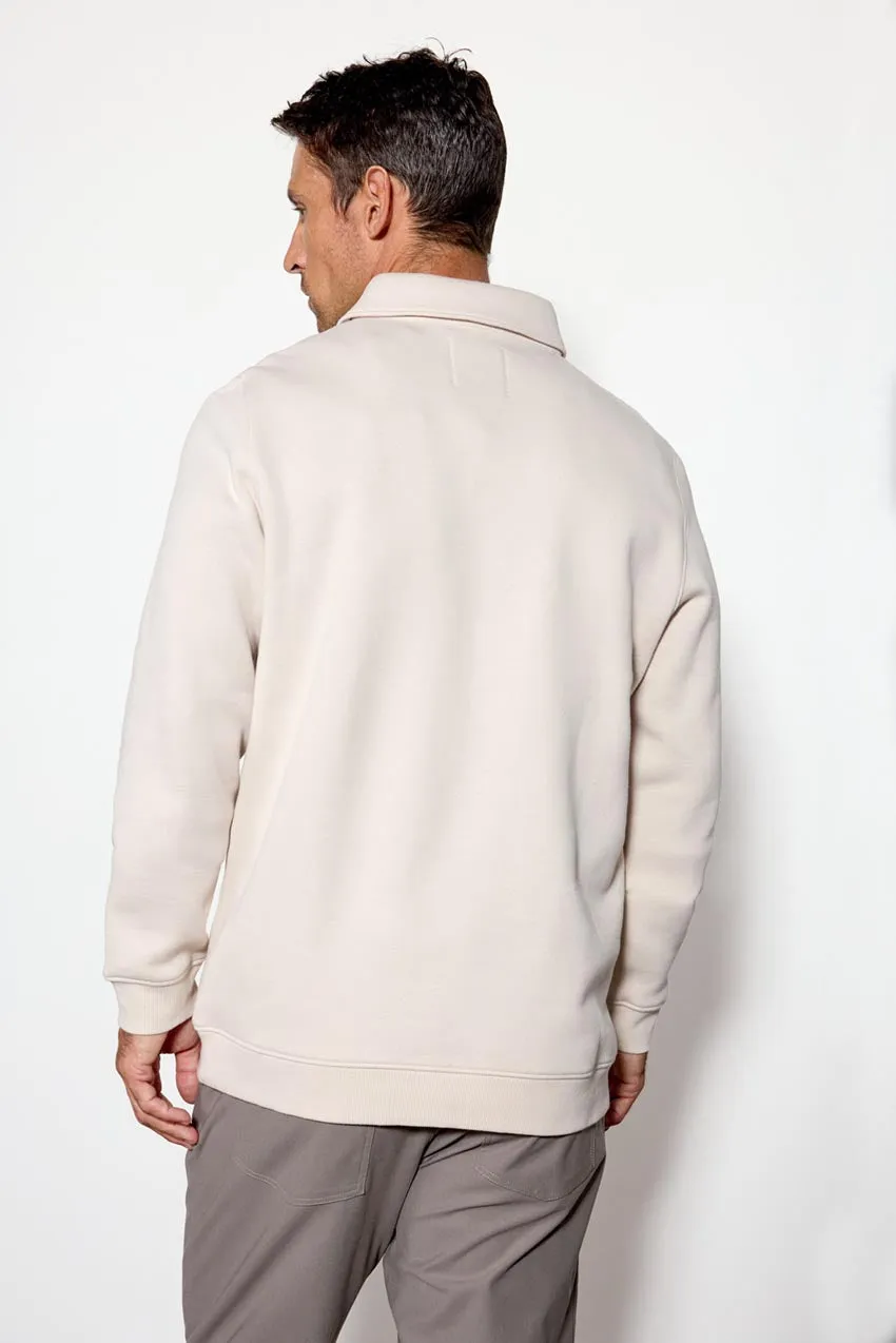 Men's Luxefleece Polo - Stone