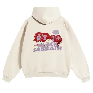 Mens Vintage Black Sabbath Rock Hoodies