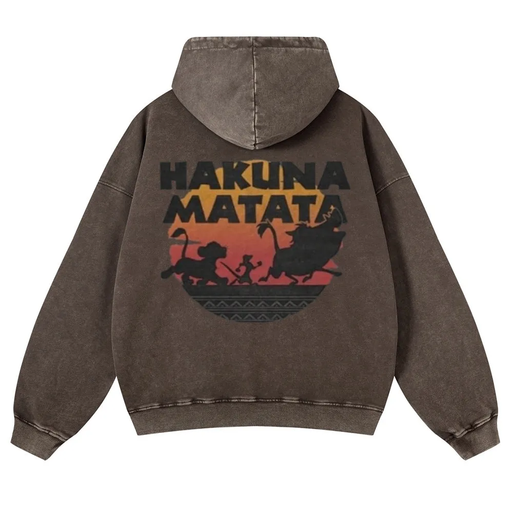 Mens Vintage Haklina Matata Hoodies