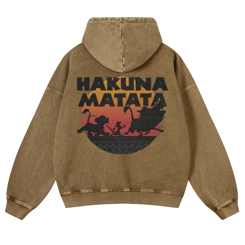 Mens Vintage Haklina Matata Hoodies