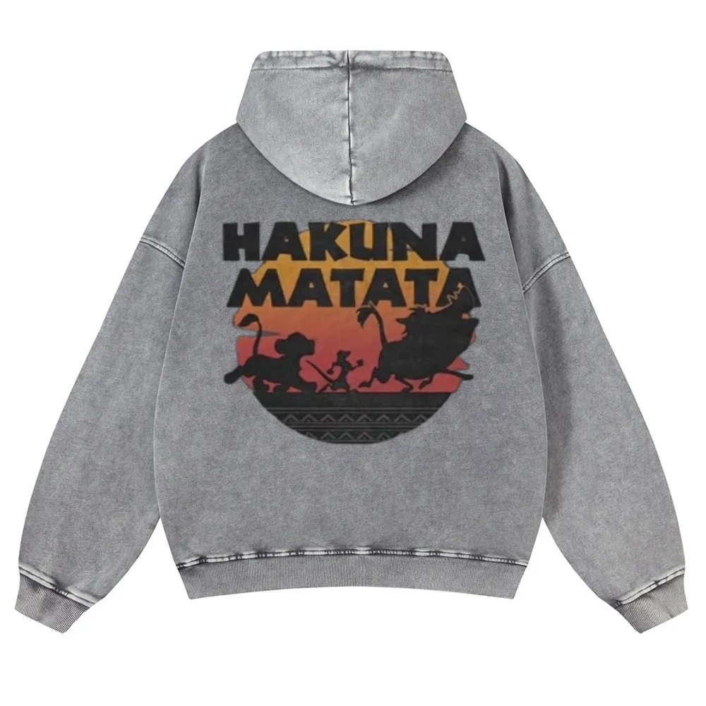 Mens Vintage Haklina Matata Hoodies