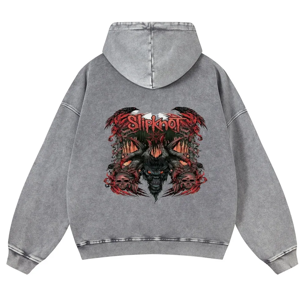 Mens Vintage Slipknot Rock Band Hoodies