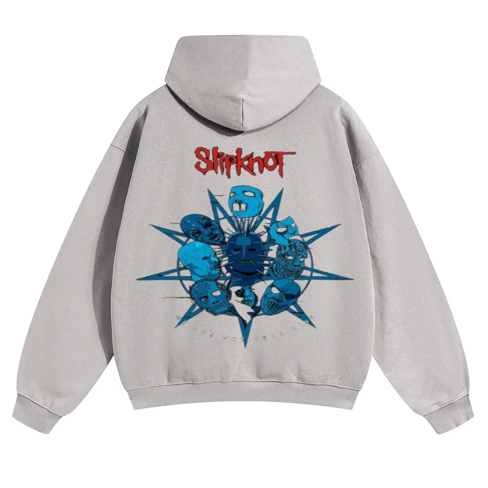 Mens Vintage Slipknot Rock Band Hoodies