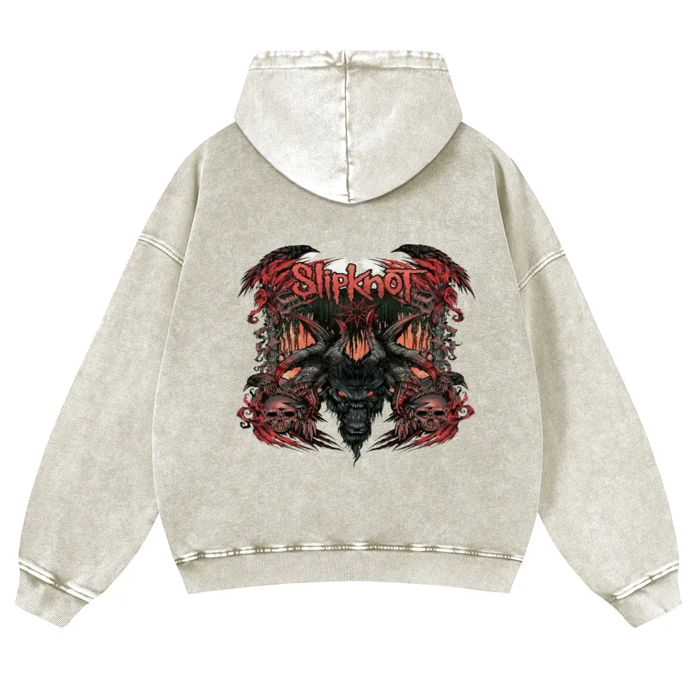 Mens Vintage Slipknot Rock Band Hoodies