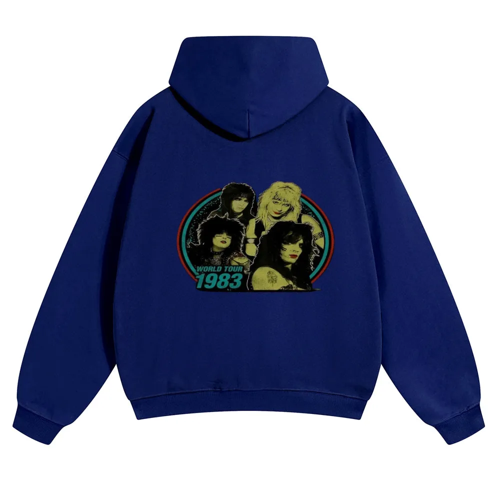 Mens Vintage World Tour 1983 Hoodies