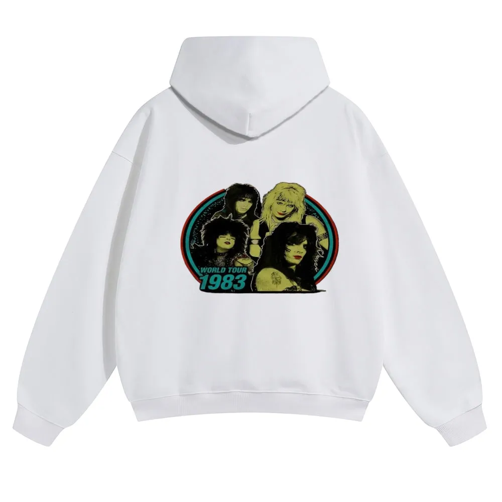 Mens Vintage World Tour 1983 Hoodies