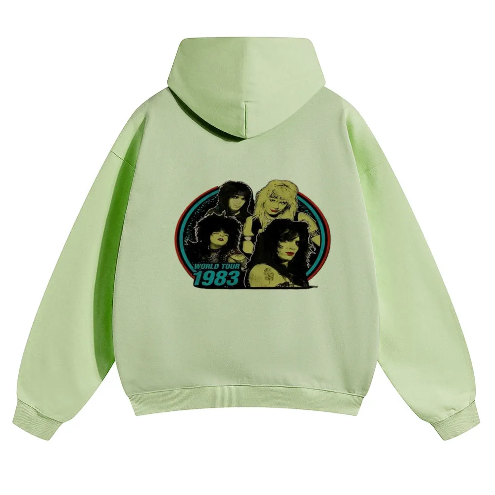 Mens Vintage World Tour 1983 Hoodies