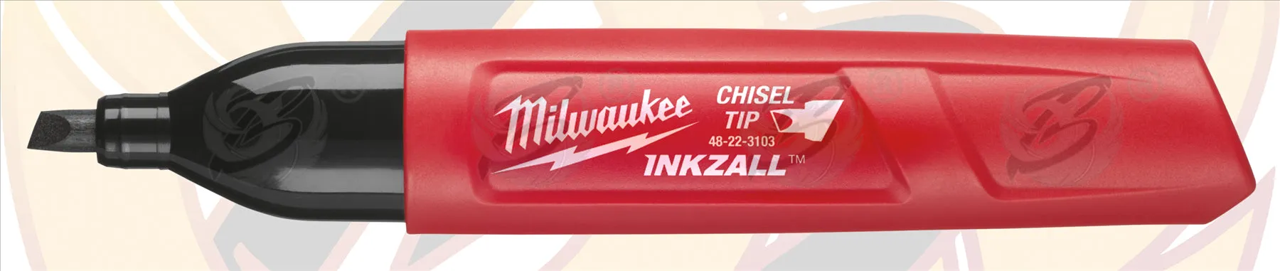 MILWAUKEE INKZALL LARGE CHISEL TIP ALL SURFACE MARKER PEN ( X 1  )