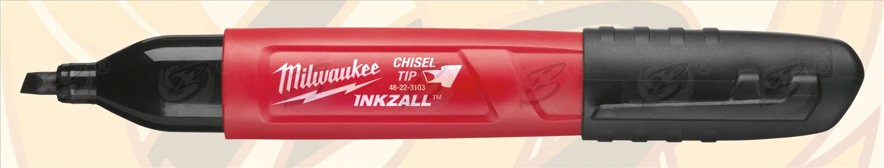 MILWAUKEE INKZALL LARGE CHISEL TIP ALL SURFACE MARKER PEN ( X 1  )