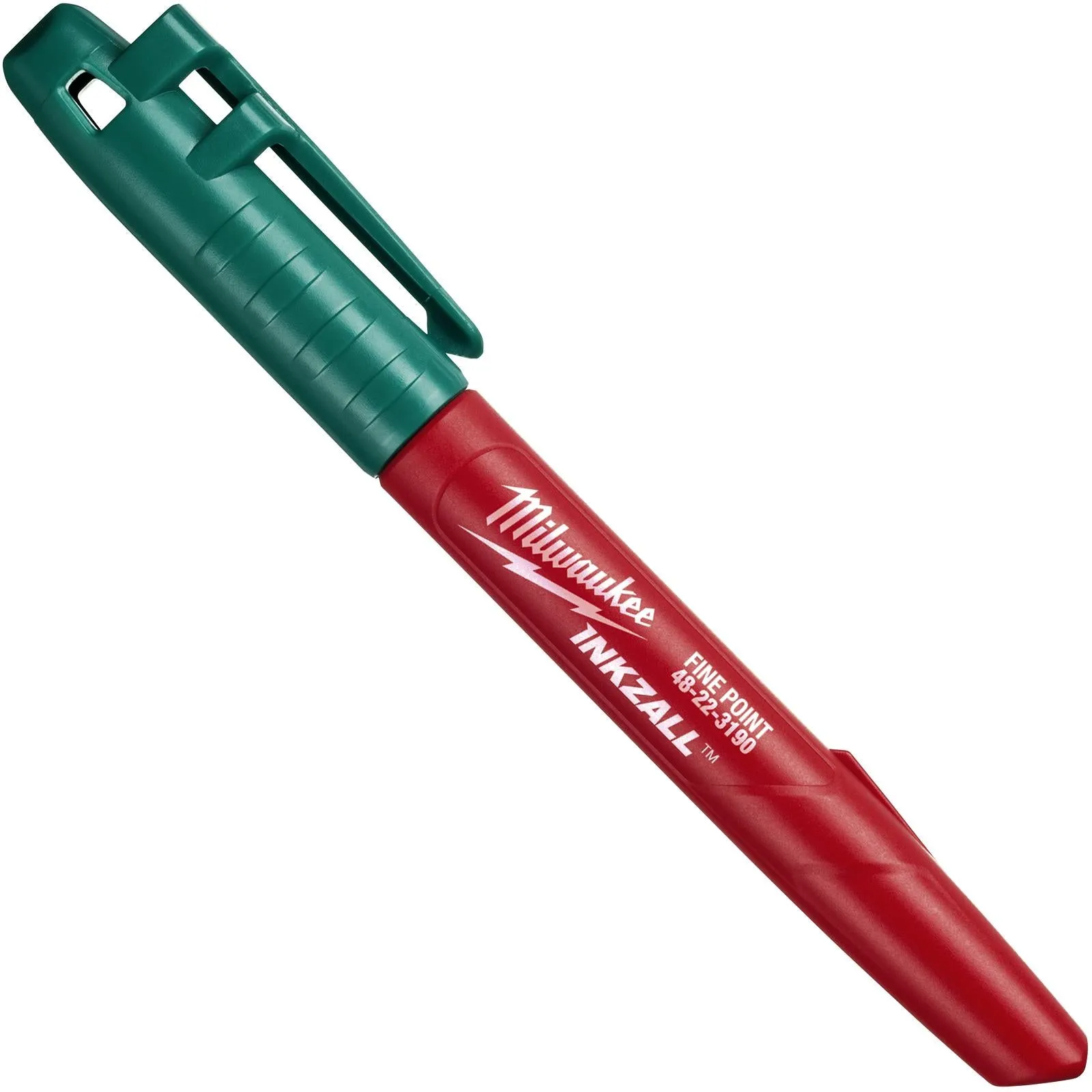 Milwaukee INKZALL Permanent Marker Pen Green 1mm Tip