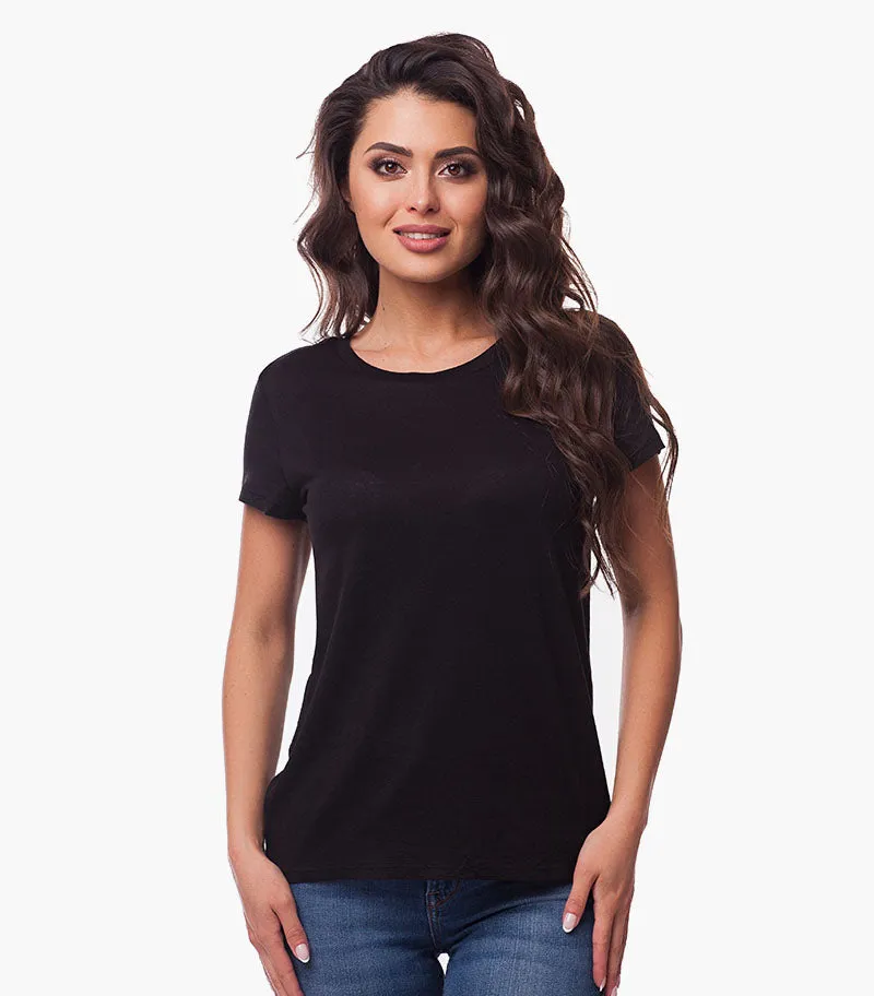 Mock Up Black T-Shirt