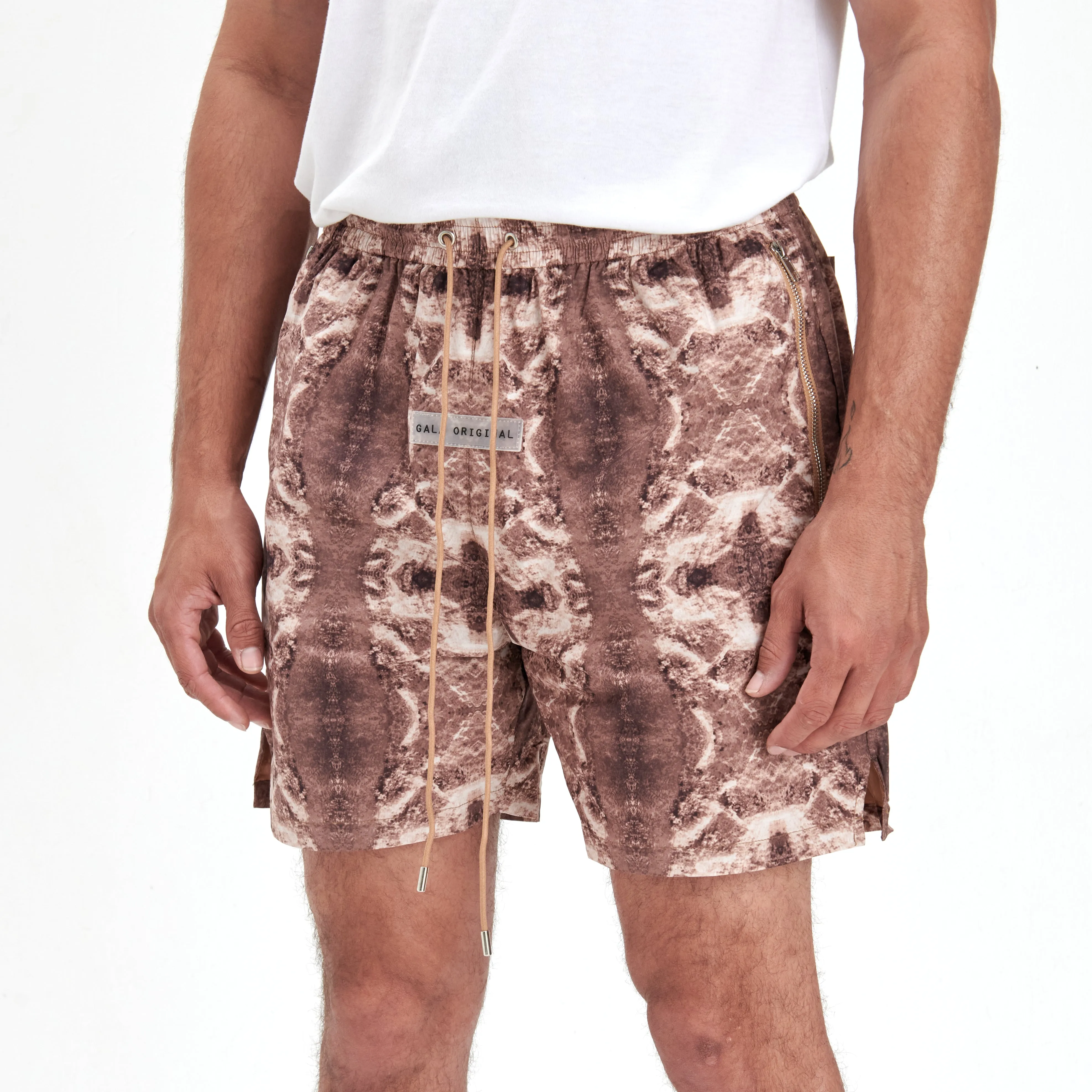 MOTIF SHORTS (SEPIA)