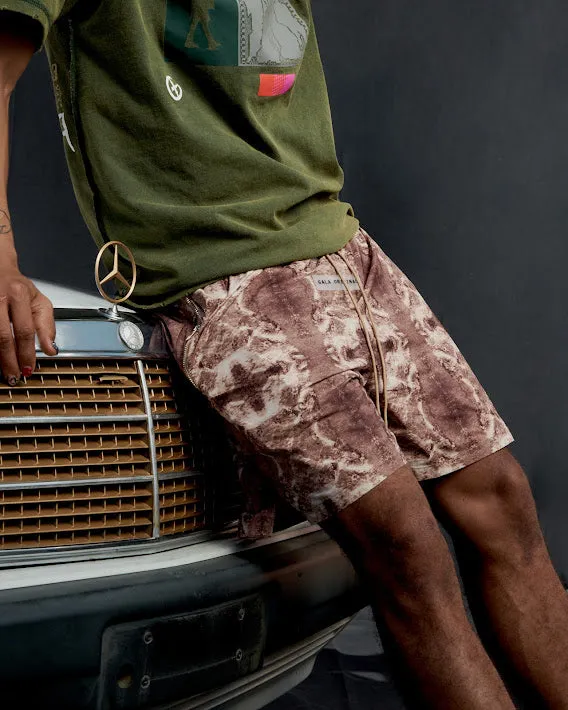 MOTIF SHORTS (SEPIA)