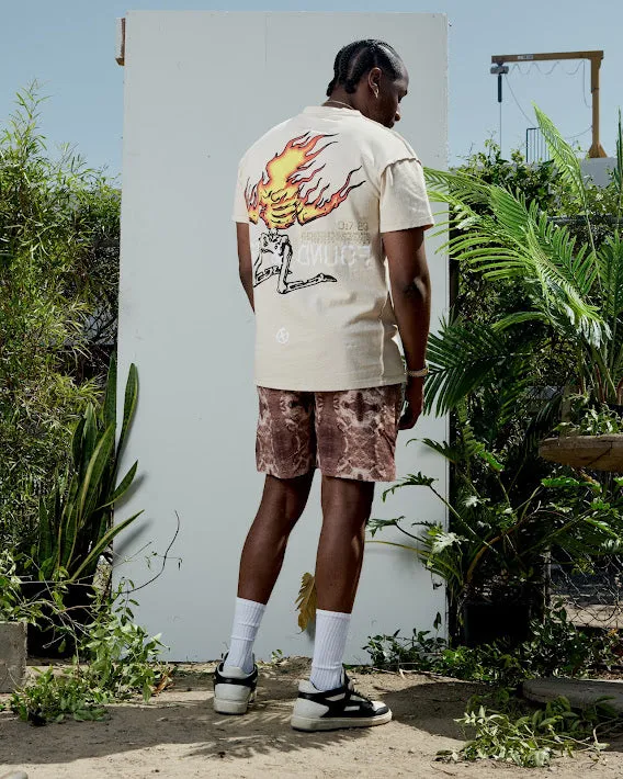 MOTIF SHORTS (SEPIA)