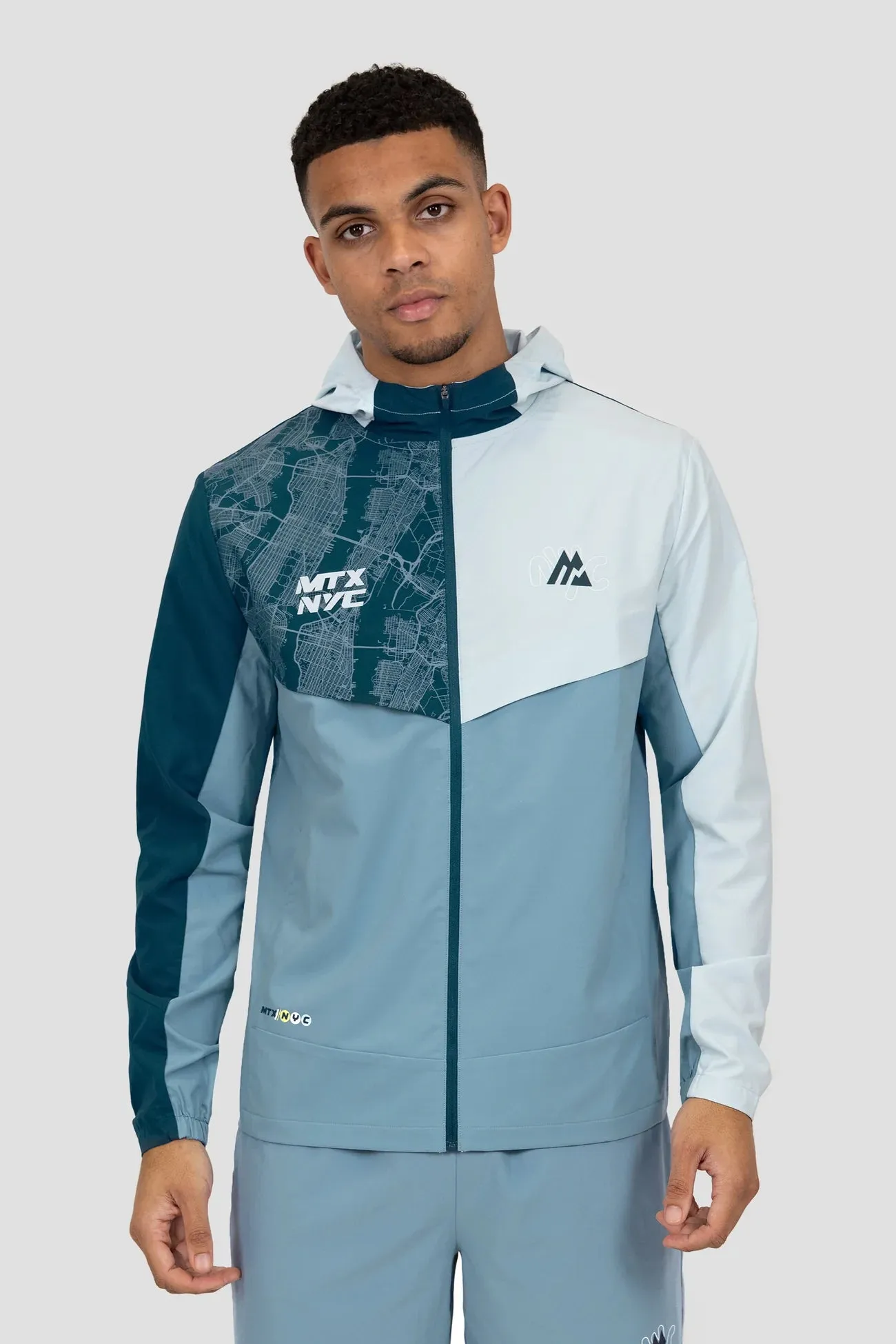 MTX RUN NYC TRIO JACKET SET - SLATE BLUE