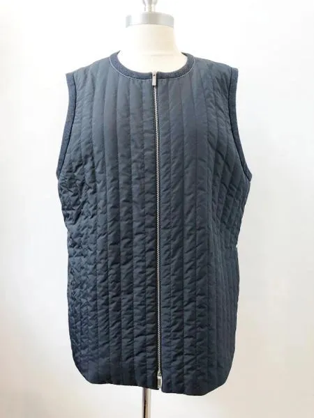 NEW Lafayette 148 Blue Vest Size Xl