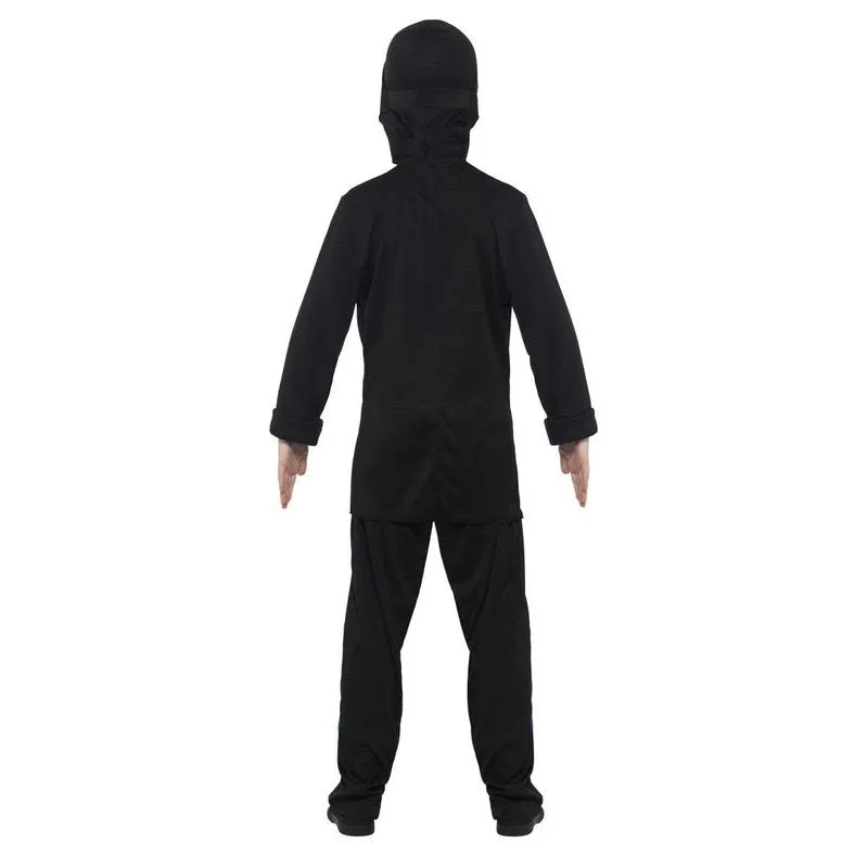 Ninja Assassin Costume, Black & Blue
