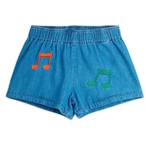 Note Denim Shorts by Mini Rodini
