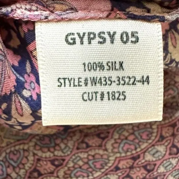 NWT! Gypsy 05 Silk Women's Vidya Paisley Multi Print Shorts Anthropologie Small