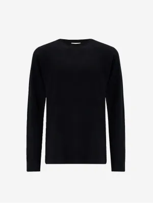 Organic Cotton Unisex Long Sleeve T-Shirt | Jet Black