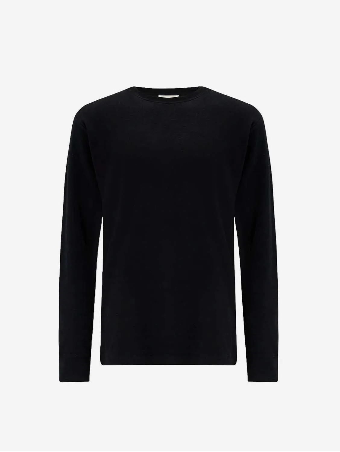 Organic Cotton Unisex Long Sleeve T-Shirt | Jet Black