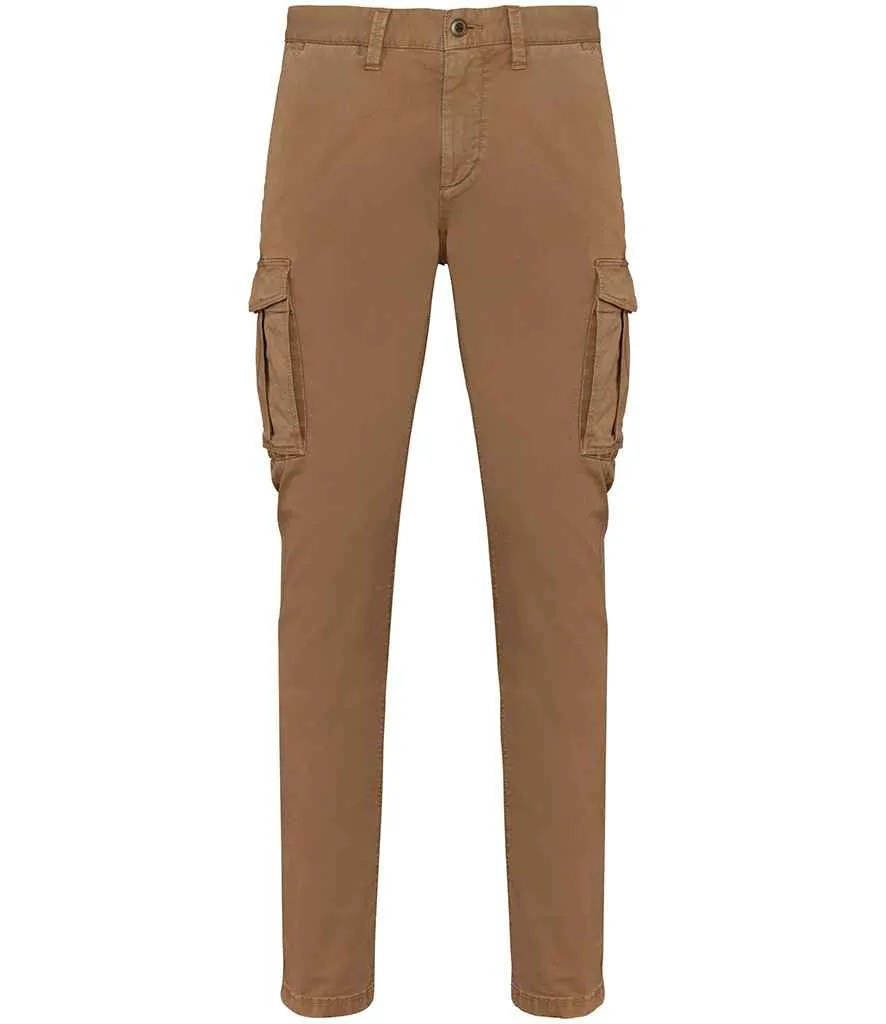 Organic Washed Cargo Trousers: Mens