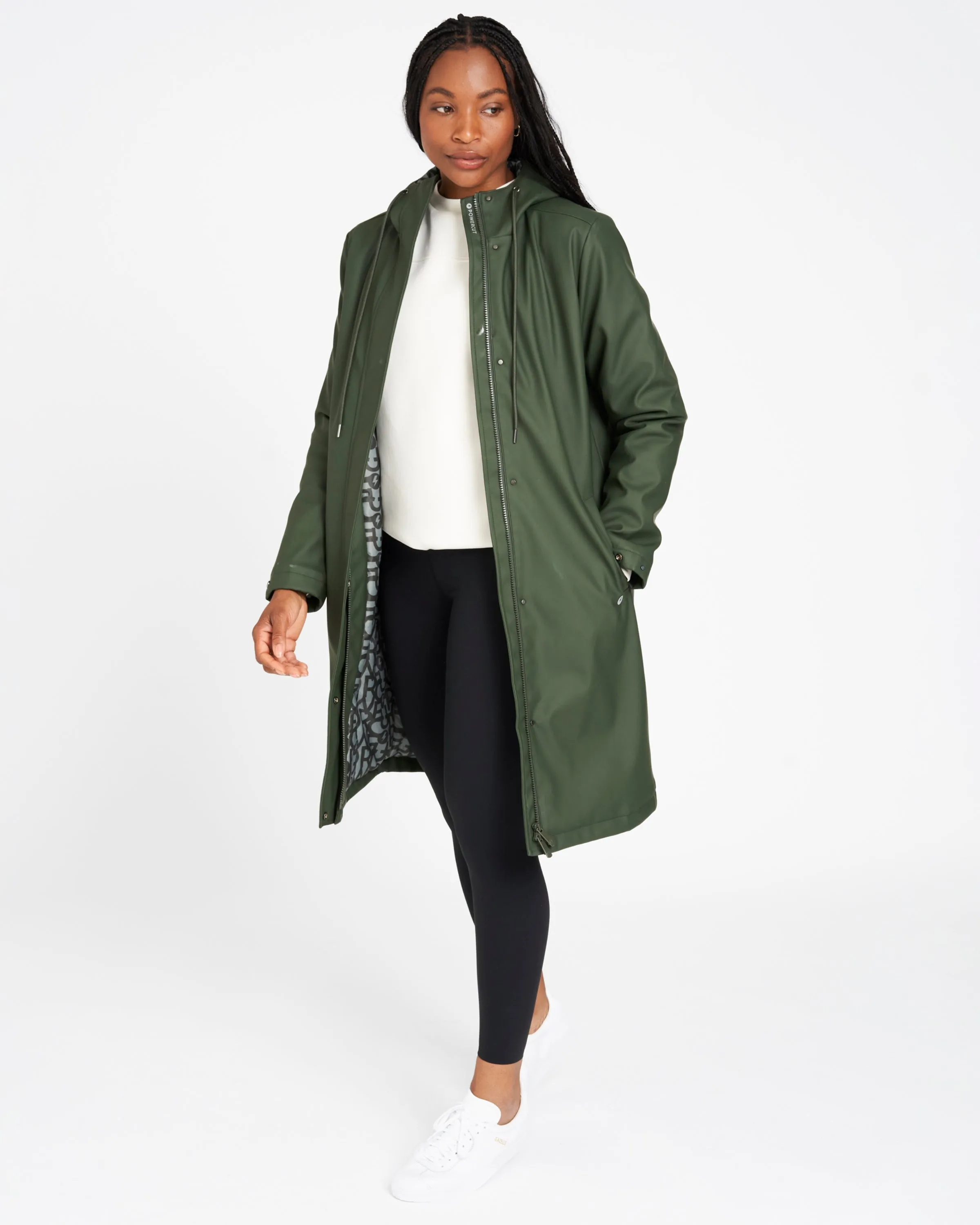 OUTSIDER Raincoat Climbing Ivy