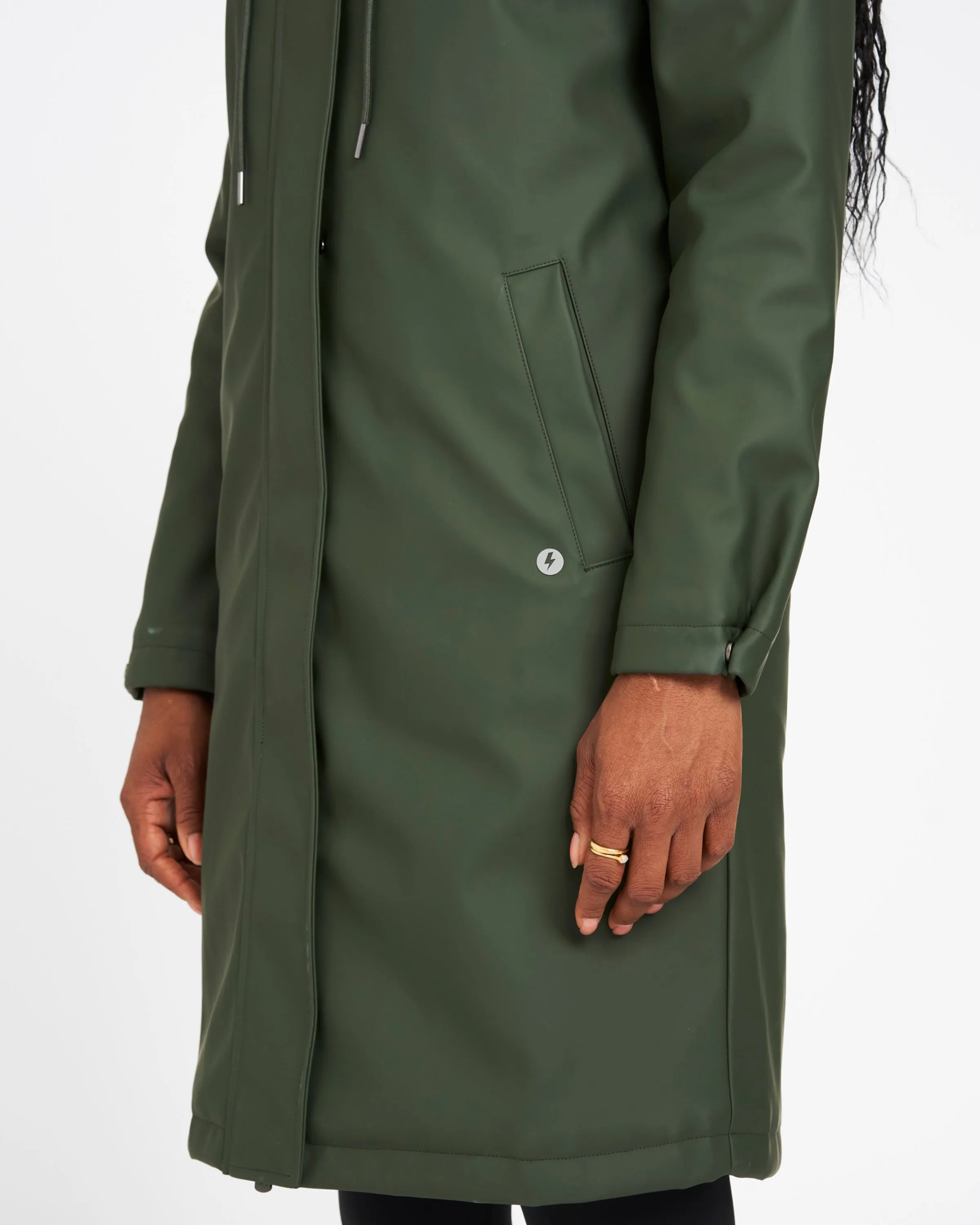 OUTSIDER Raincoat Climbing Ivy