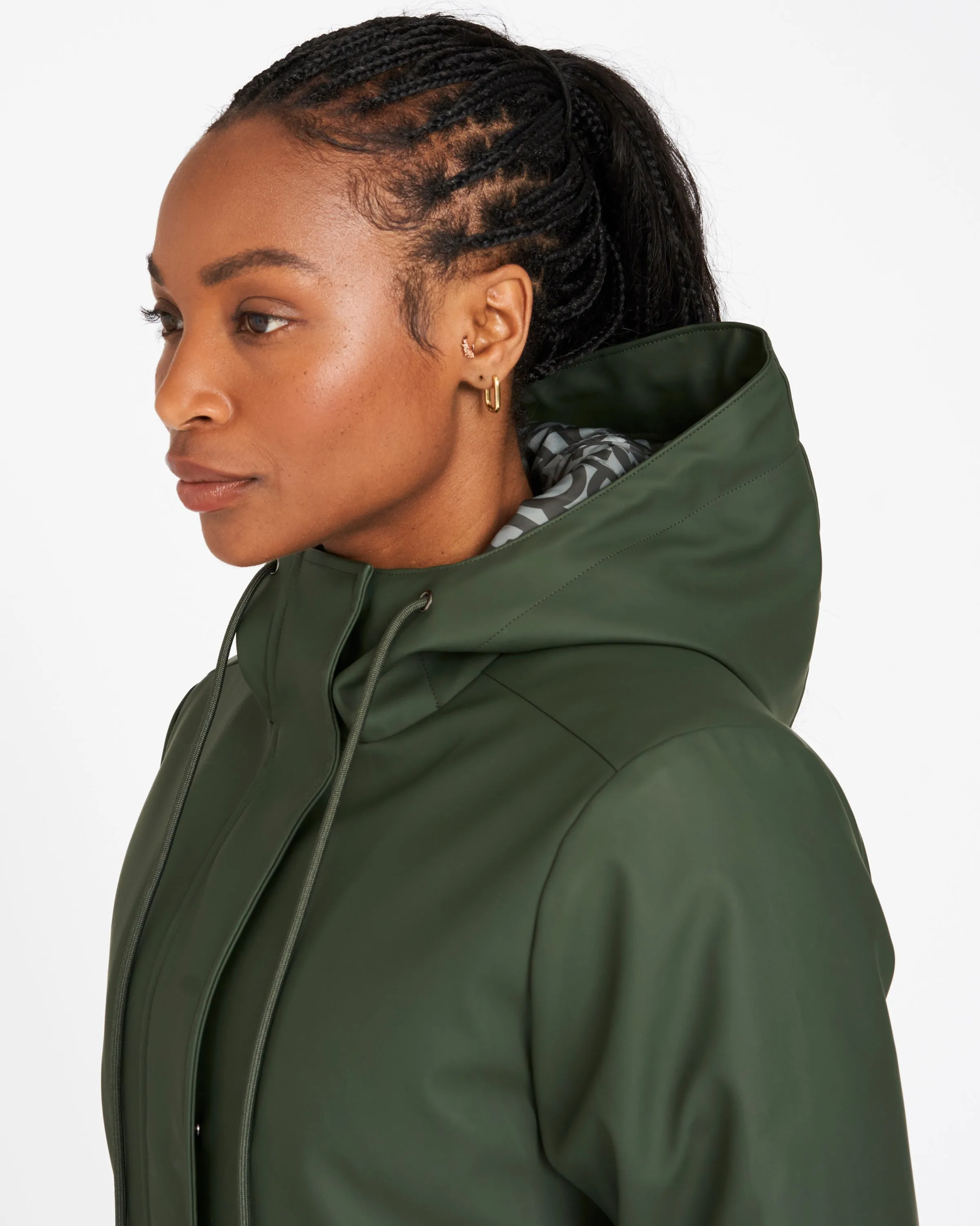 OUTSIDER Raincoat Climbing Ivy