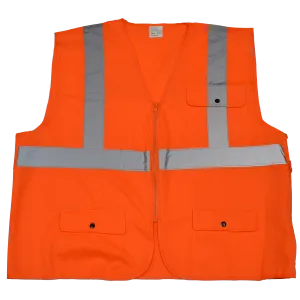 OV2 Clearance ANSI CLASS 2 Orange Safety Vest