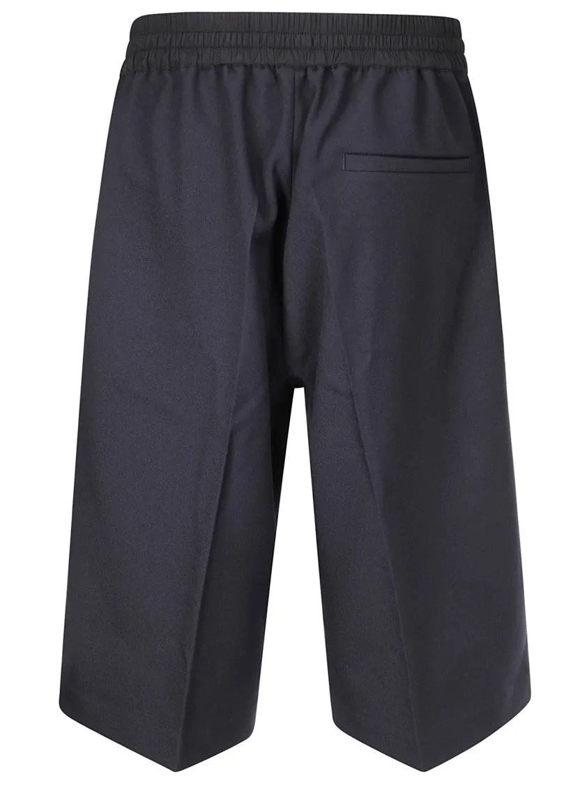 Oversized Bermuda Shorts With Elastic Waist