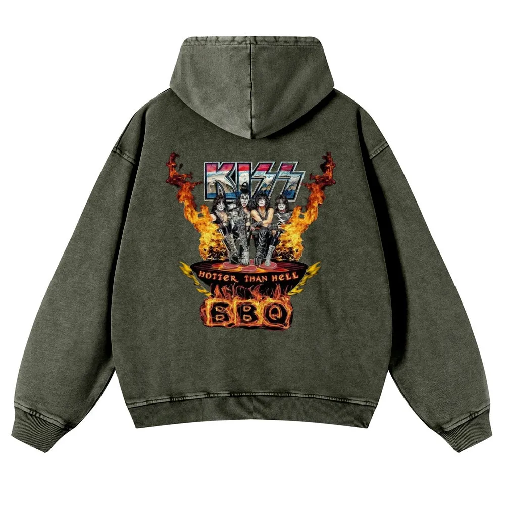 Parihar Men's Rock Band Pullover Hoodies