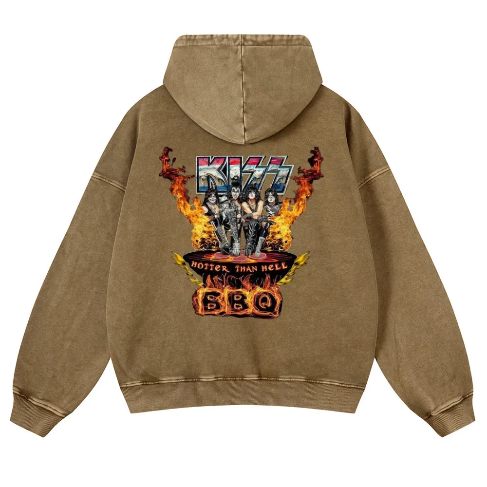 Parihar Men's Rock Band Pullover Hoodies