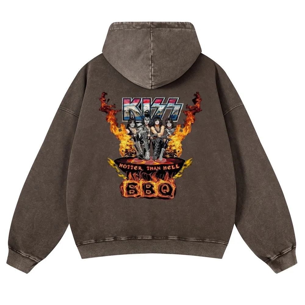 Parihar Men's Rock Band Pullover Hoodies