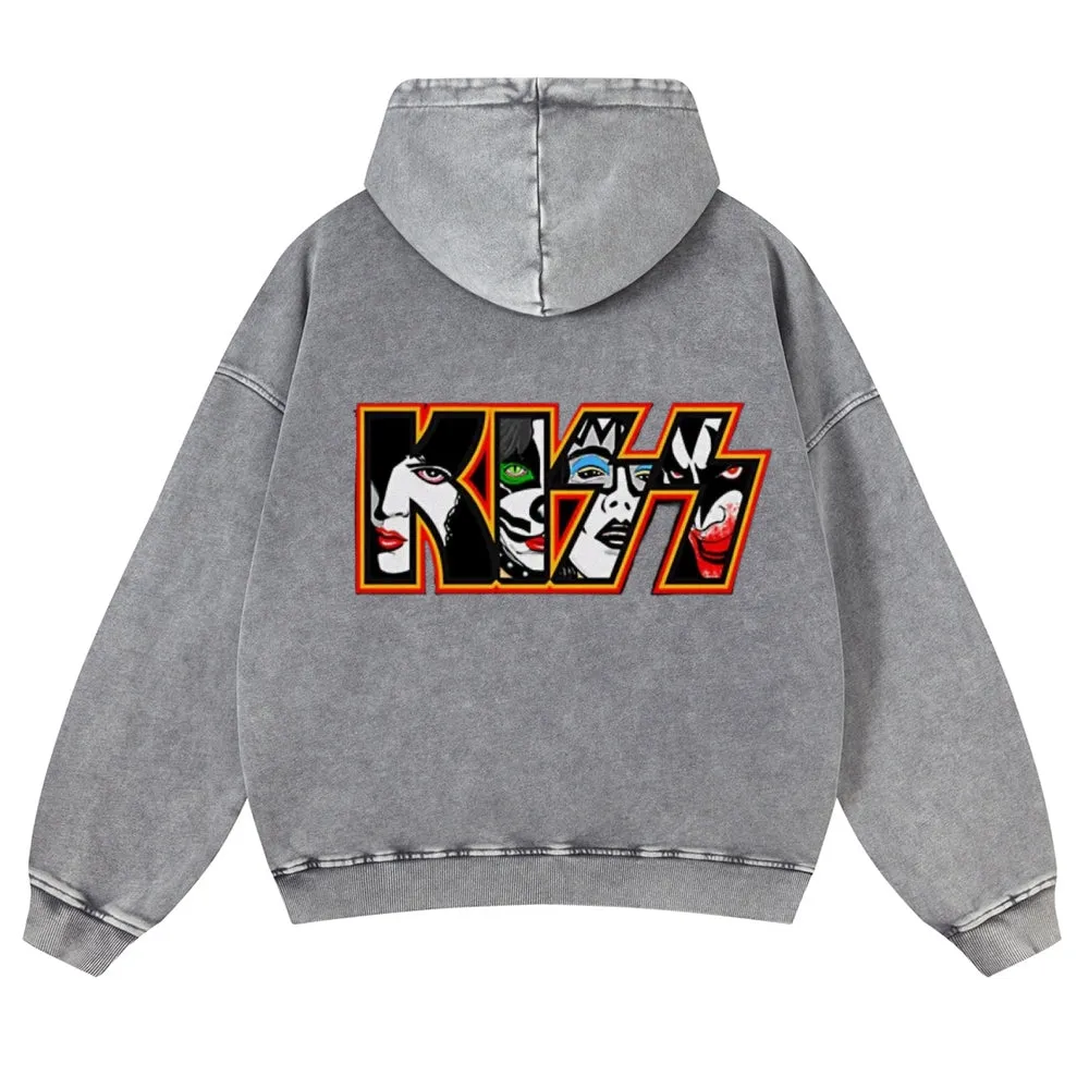 Parihar Men's Rock Band Pullover Hoodies