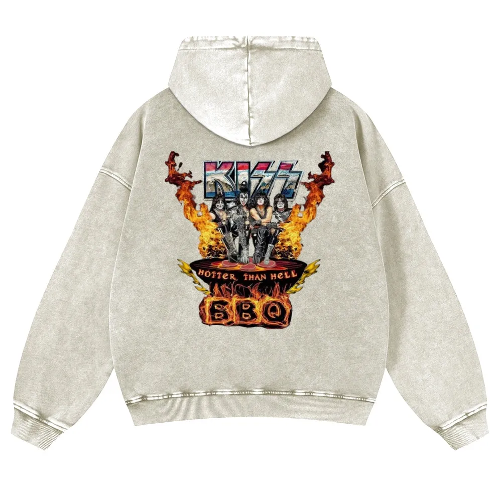 Parihar Men's Rock Band Pullover Hoodies